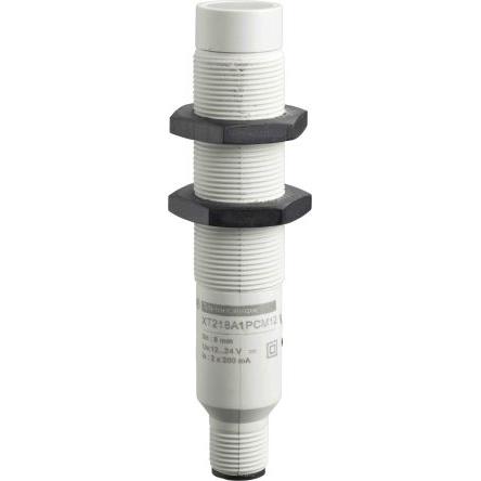 Telemecanique Sensors Kapacitní snímač přiblížení XT218A1PCM12 Válec se závitem XT M18 x 1 8 mm 400mA IP67 200 Hz PnP 30