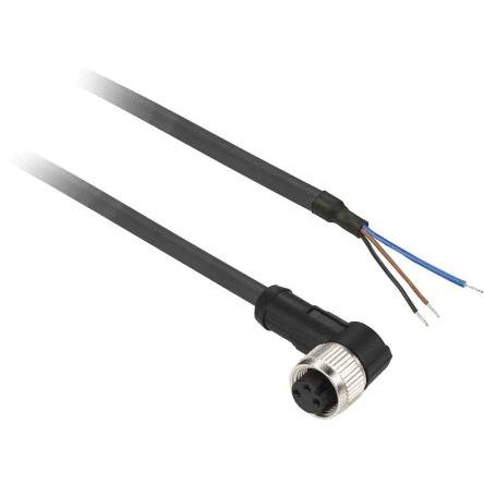 Kabel ovladače snímače, A: Vnitřní, A: M8, Pravoúhlý 3, 30V 3, IP65, IP67, řada: XZ Telemecanique Sensors 5 m