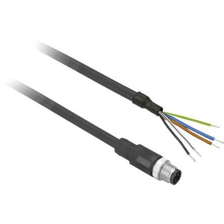 Kabel ovladače snímače, A: Vnější, A: M12 5, 60 V ac, 75V dc, IP65, IP67, IP69K, řada: XZ Telemecanique Sensors 500 mm