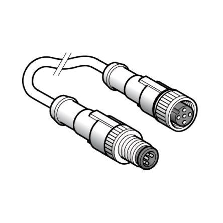 Kabel ovladače snímače, A: Vnější, A: Rovný 3, B: Přímý, B: Vnitřní, 250 V ac, 300V dc 3, IP65, IP67, IP69K, řada: XZ