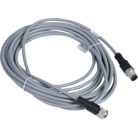 Kabel ovladače snímače, A: Vnější, A: Rovný 4, B: Přímý, B: Vnitřní, 250 V ac, 300V dc 4, IP65, IP67, řada: XZCRV