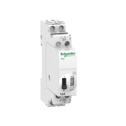 Schneider Electric Výkonové relé SPDT Lišta DIN 16A 24V ac/dc, 48 V ac/dc Acti9 iTL