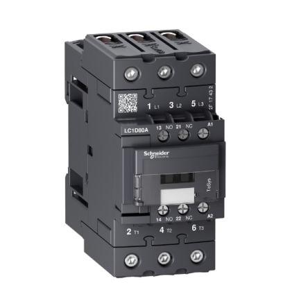 Schneider Electric 1 NO, 1 NC Stykač napětí ve vinutí 230V 3pólový 66 A 37 kW s 3 NO kontakty 230V Řízení motoru,