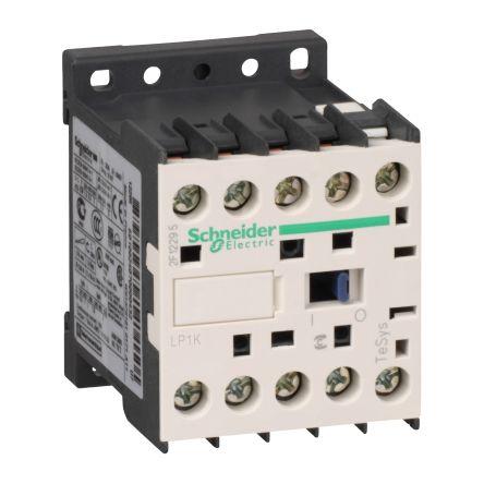 Schneider Electric 1 NC Stykač napětí ve vinutí 24V 4pólový 20 A 3 W s 4 NO kontakty 1.15V Řízení motoru, Rezistivní