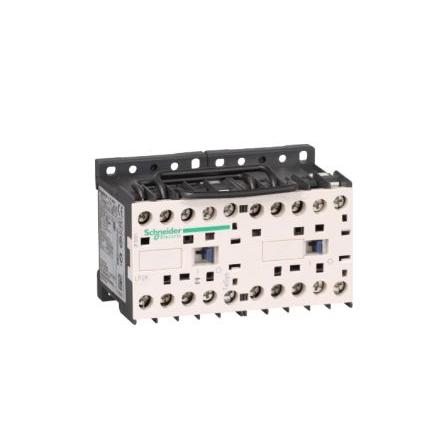 Schneider Electric 1 NC Reverzační stykač napětí ve vinutí 24V 3pólový 6 A 3 kW s 3 NO kontakty 24V Řízení motoru,