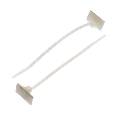 Stahovací páska Samolepicí 148-00001 T18RSA-PA66-NA 100 mm 2.5mm Přírodní Nylon 66 HellermannTyton