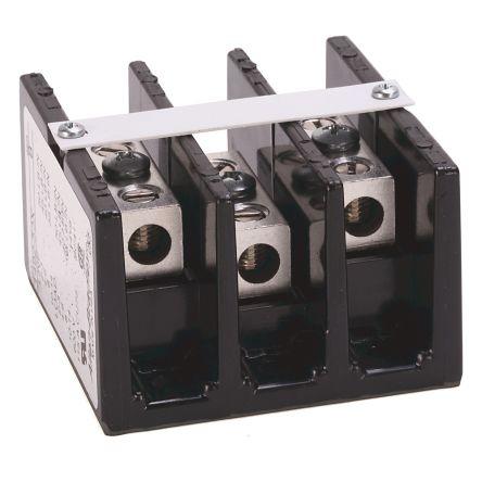 Allen Bradley Distribuční blok, počet cest: 3, 600V 115A Černá
