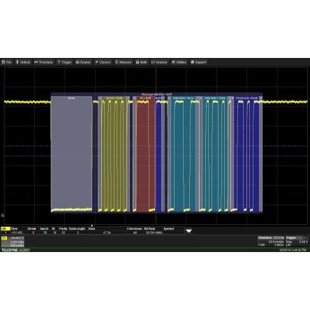 Software pro osciloskopy Aktivace a dekódování sběrnice CAN FD WS3K-CAN FDBUS TD, pro použití s: Osciloskopy řady
