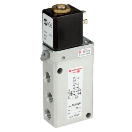 Elektromagnetický řídicí ventil, řada: 2636 ISO 228, BSPP Solenoid, max. průtok: 3000 L/min Norgren