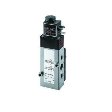Vřetenový ventil 5/2-cestný, 3/2, řada: 97100 NPT, ISO G Elektromagnetický/pružina, max. průtok: 750L/min Norgren 230 V