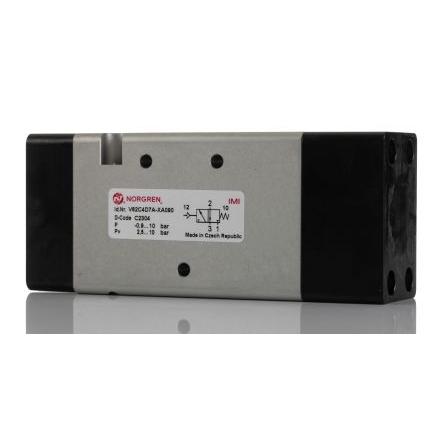 Elektromagnetický řídicí ventil, řada: V62 G Vedení/pružina, max. průtok: 2600L/min Norgren