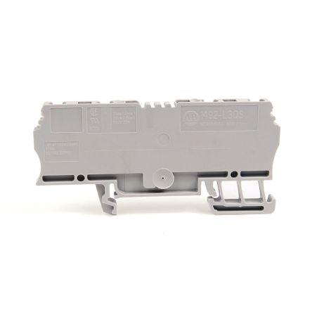 Allen Bradley Svorkovnice pro montáž na lištu DIN 1492-L3Q, řada: 1492, 800V Šedá 2.5mm² Pružinová svorka IECEx/ATEX
