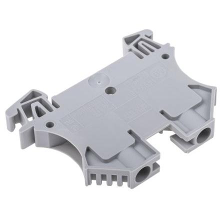 Allen Bradley Šroubová svorka, řada: 1492 6mm², Lišta DIN Čirá, počet cest: 2 50A, 22AWG, 8 AWG, 800V Klecový šroub