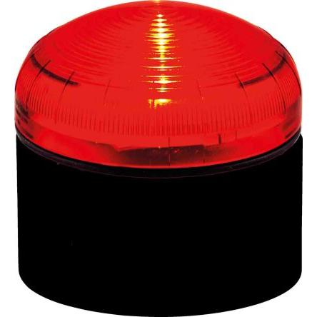 RS PRO Maják Stálé, Blikající barva Červená 120V ac, 240 V ac LED 45mA EAC, CE IP66