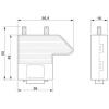 Phoenix Contact Konektor D-Sub, řada: SUBCON 9/F-SH, počet kontaktů: 9, orientace těla: Pravý úhel 2.77 mm, Kabel
