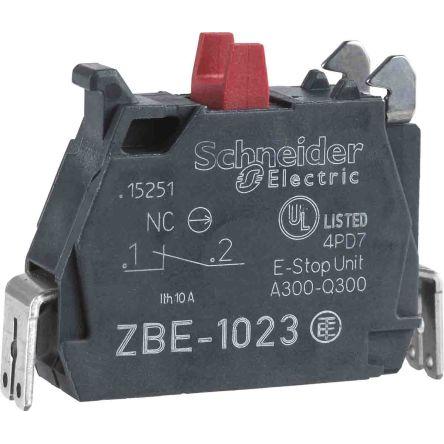 Schneider Electric Blok kontaktů tlačítkového spínače, řada: Harmony Blok kontaktů 1 NC 250V Šroubová svorka