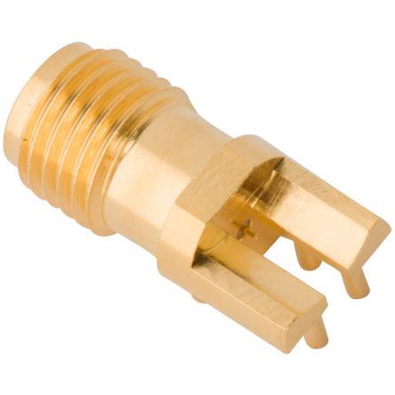 Amphenol RF Koaxiální konektor, řada: 531-40188 Vnitřní, 50 Ω, orientace těla: Rovný, Kabel Konektor SMA Krimpovací,