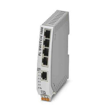 Ethernetový přepínač 5portový 1000Mbps Phoenix Contact Neřízený Napájení přes síť Ethernet