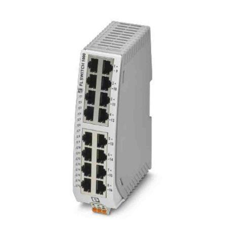 Ethernetový přepínač 16portový 100Mbps Phoenix Contact Neřízený