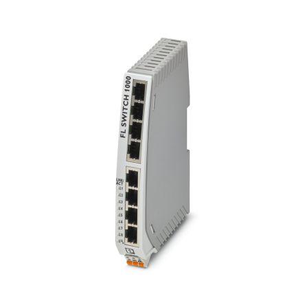 Ethernetový přepínač 8portový 100Mbps Phoenix Contact Neřízený Napájení přes síť Ethernet