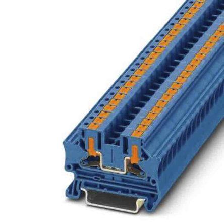Phoenix Contact Napájení přes svorkovnici 1088729, řada: PTV, 1kV Modrá 0.2mm², 6 mm² 1 Zásuvný ATEX, IECEx