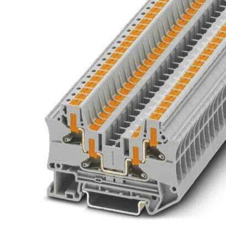 Phoenix Contact Napájení přes svorkovnici 1088734, řada: PTV, 32V Šedá 0.2mm², 6 mm² 1 Zásuvný ATEX, IECEx