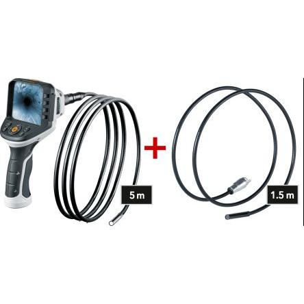 Sada inspekční kamery 092.943B, délka sondy: 5 m průměr 9 mm, rozlišení: 640 x 480 pixelů LED Laserliner
