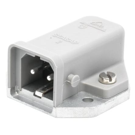 Hirschmann Napájecí konektor, řada: ST, IP20, Povrch barva Šedá, 16A 2P+PE, 250V