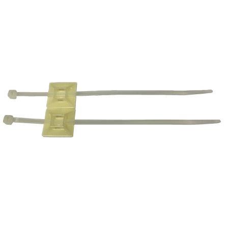 Stahovací páska Stahovací páska 200 mm 4.6mm Přírodní Nylon 66 RS PRO