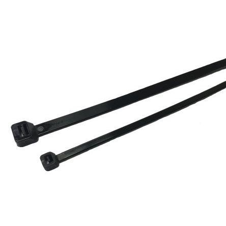 Stahovací páska Nerozpojitelné 4.8mm Černá Nylon 66 RS PRO