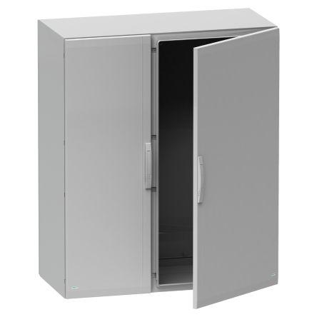 Schneider Electric Stojací skříň, řada: PanelSeT Šedá 2 Polyester vyztužený skelnými vlákny Obyčejný 1000 mm IP65 320 mm