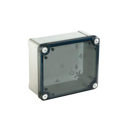 Schneider Electric Univerzální skříň, řada: PanelSeT IP66 Nestíněný S přírubou barva Světle šedá IK07 barva Průhledné