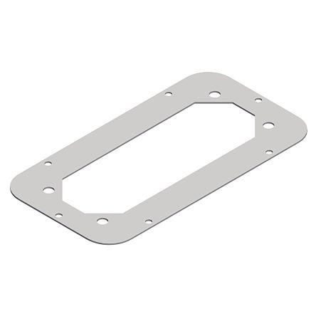 Schneider Electric Průchozí deska, délka: 495 mm Epoxidový polyesterový prášek x 495mm Spacial S3D, Ocel