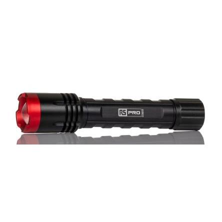 Kapesní svítilna, rozsah: RSPRO-UV43, typ žárovky: LED, svítivost: 2.7 lm, IPX4 Červená, Černá AAA Ultrafialové RS PRO