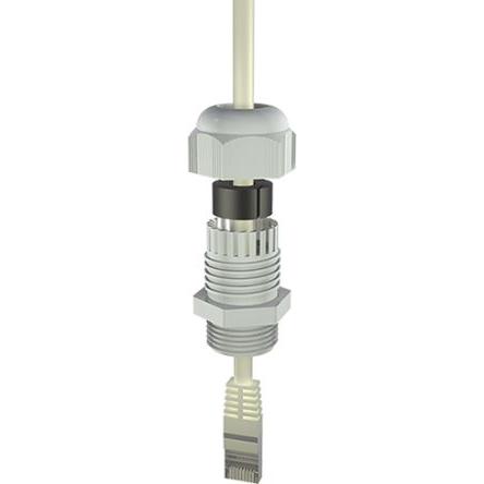 Kabelová průchodka 12002414 MBF 25C-USB Světle šedá Polyamid, IP69 M25 Bopla 3 mm až 8 mm
