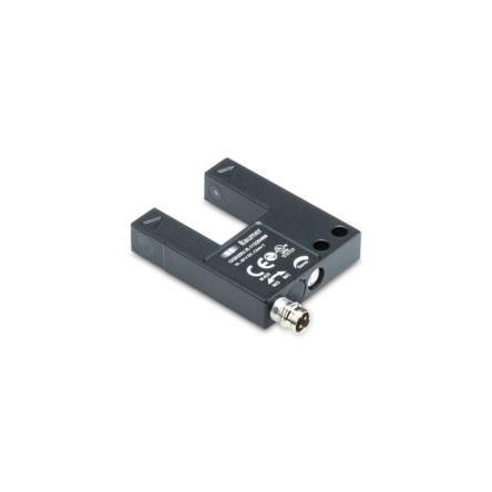 Baumer Fotoelektrický snímač, řada: OG Červená LED Rozvětvené 8kolíkový konektor M3, výstup: Dvojčinný Snímač vidlice