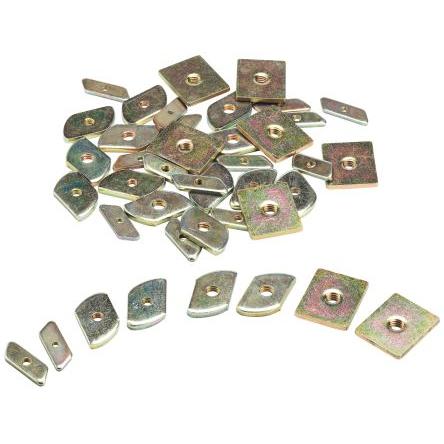 Plochá matice Socomec, Hliník, Ocel, Nerezová ocel Diamantová matice M5 RHOMBUS 33 mm 11mm