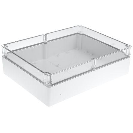 Fibox Pouzdro IP66, IP67 Nestíněný barva Šedá IK08 barva Stříbrná Polykarbonát 300 mm 87 mm 230 mm Polyuretan