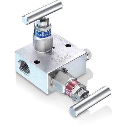 Hydraulické rozvodné potrubí AMFD 02N, řada: AMFD 2 připojení Bourdon