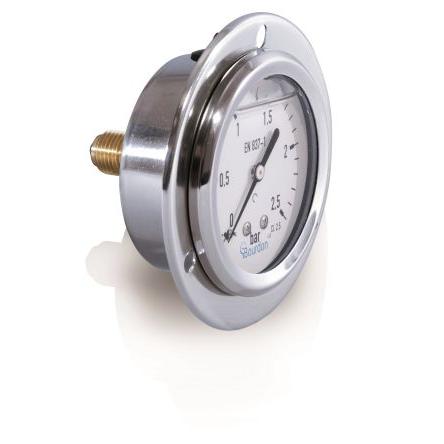 Tlakoměr Se závitem MIT3-B22.B20 68 mm G 1/4 Nerezová ocel, 70 °C 6 bar 0 bar Bourdon