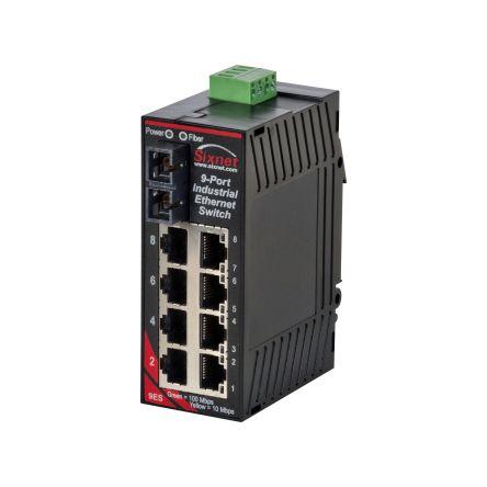 Ethernetový přepínač 9portový 100Mbps N-Tron Neřízený