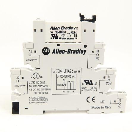 Allen Bradley Reléový modul rozhraní 24V ac/dc SPDT Lišta DIN 700-HLT