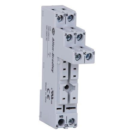 Allen Bradley Objímka relé pro Relé 700 koní 8 300V 700-HN Lišta DIN