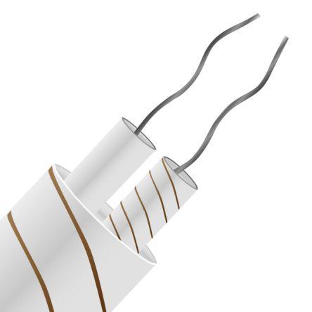 RS PRO Termočlánkový kabel/drát, řada: XQ Typ T 350 °C Skelné vlákno 100 m Nestíněný, prameny vodičů: 1 x 0.315 mm