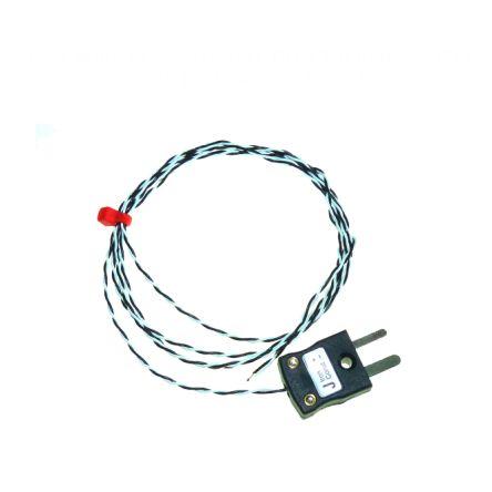 Termočlánek s odkrytým spojem 3 m kabel typ Typ J Polytetrafluorethylén 3 m sonda, -75 °C 1 mm na 260 °C IEC, RoHS