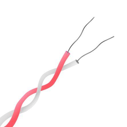 RS PRO Termočlánkový kabel/drát, řada: XQ Typ N 260 °C Polytetrafluorethylén 10 m Nestíněný, prameny vodičů: 7 x 0.2 mm