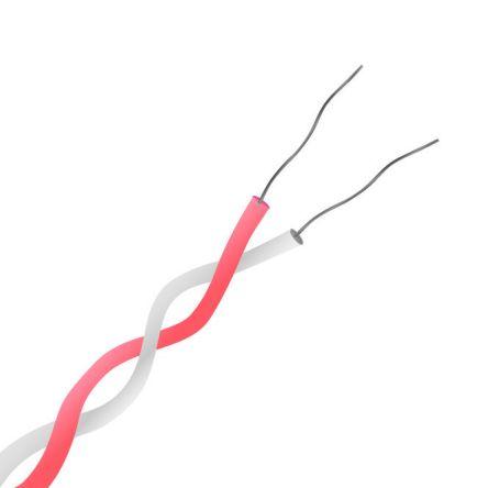 RS PRO Termočlánkový kabel/drát, řada: XQ Typ N 260 °C Polytetrafluorethylén 100 m Nestíněný, prameny vodičů: 7 x 0.2 mm