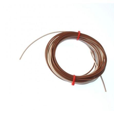 RS PRO Termočlánkový kabel/drát, řada: XQ Typ T 250 °C Polytetrafluorethylén 50 m Nestíněný, prameny vodičů: 1 x 0.376