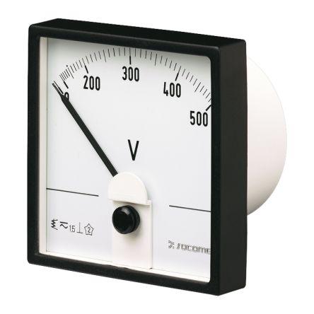 Analogový voltmetr, řada: 192 g St. 96 mm 102 mm Socomec