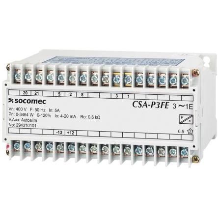 Proudový transformátor, řada: 192Y -10 °C až 1 A 60 °C Socomec 230V ac